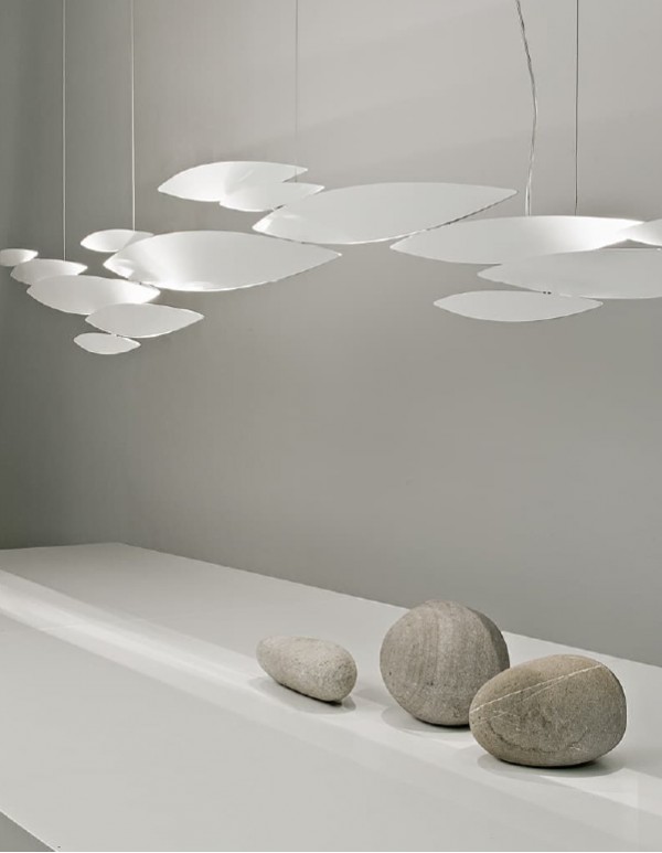 I Lucci Argentati,銀魚吊燈(XL)