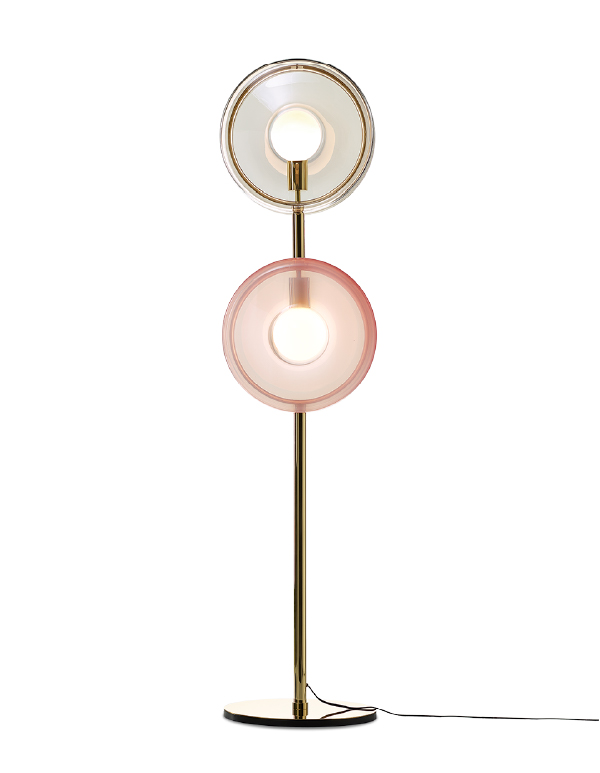 Orbital floor lamp