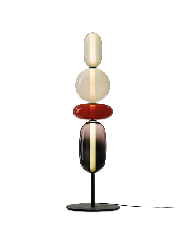 Pebbles floor lamp long