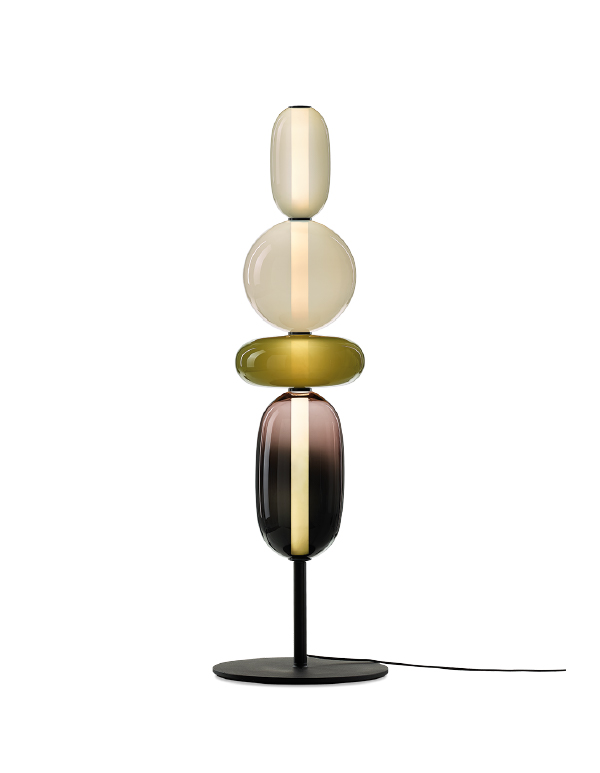 Pebbles floor lamp long