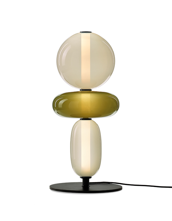 Pebbles floor lamp short