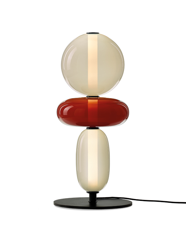 Pebbles floor lamp short