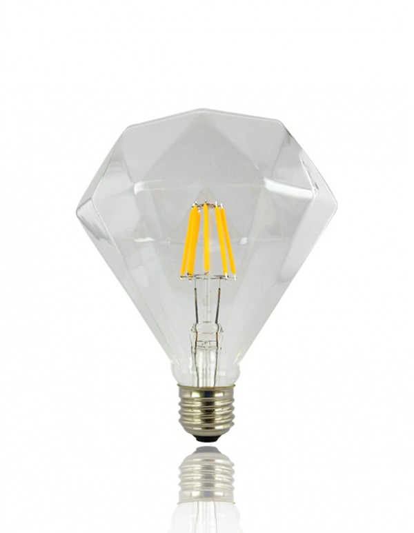 LED-G125鑽石燈絲燈泡 //E27 8W