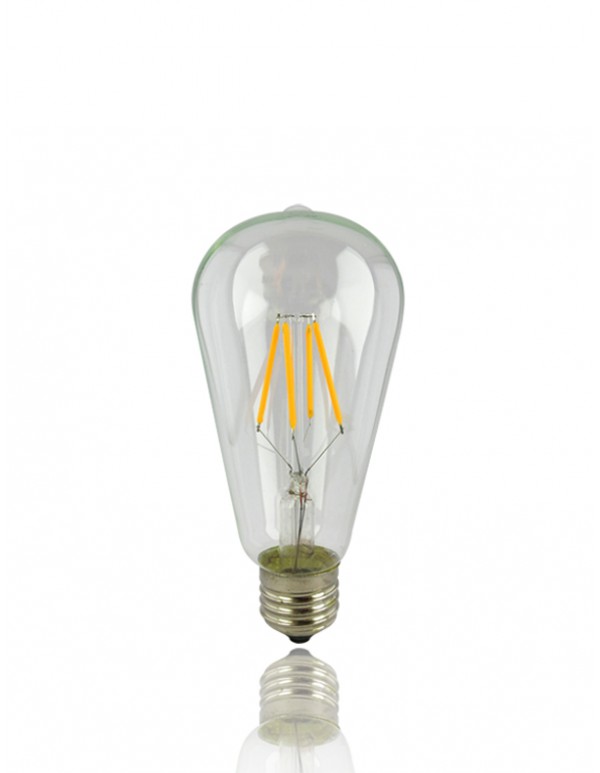 LED-ST64燈絲燈泡 //E27 4W