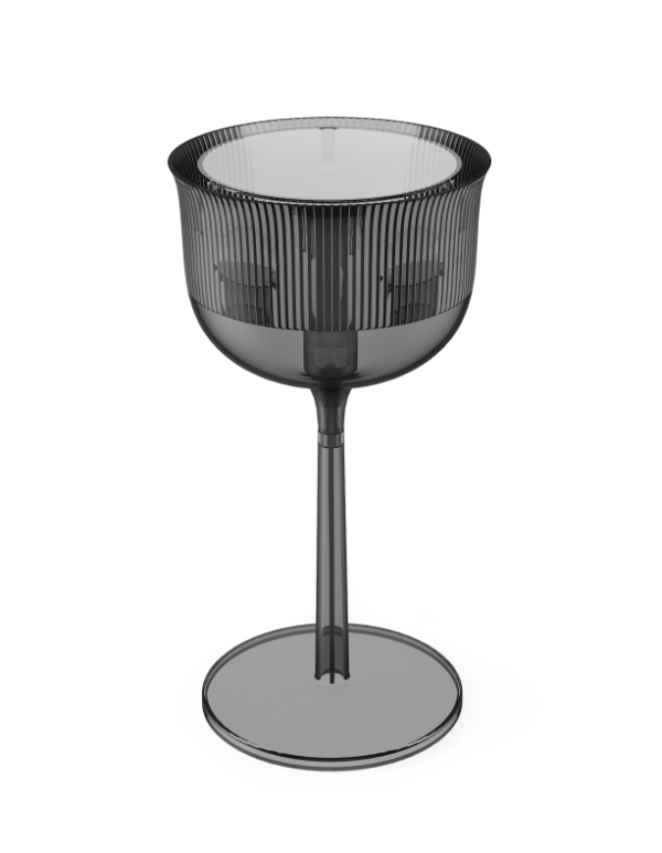 GOBLETS TABLE LAMP SMOKEY GREY MEDIUM