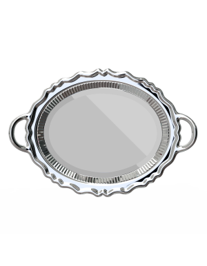 PLATEAU MIROIR METAL FINISH