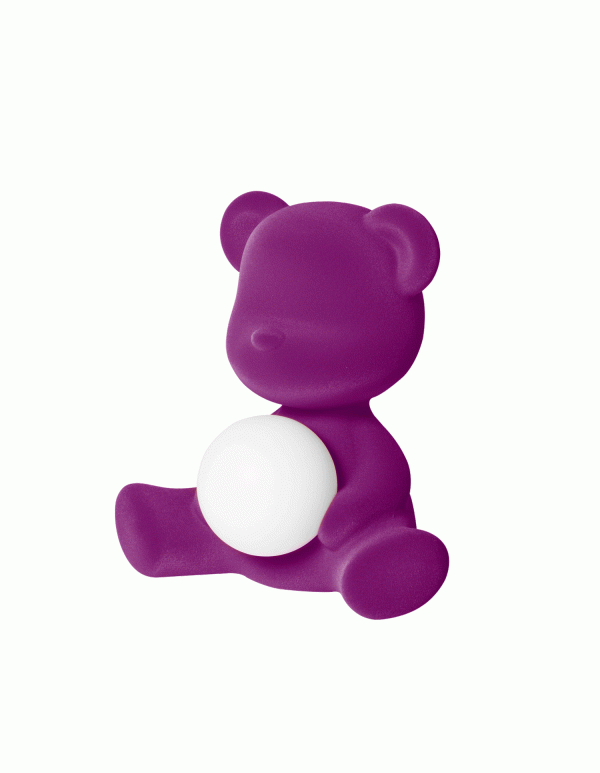 TEDDY GIRL RECHARGEABLE LAMP VELVET FINISH