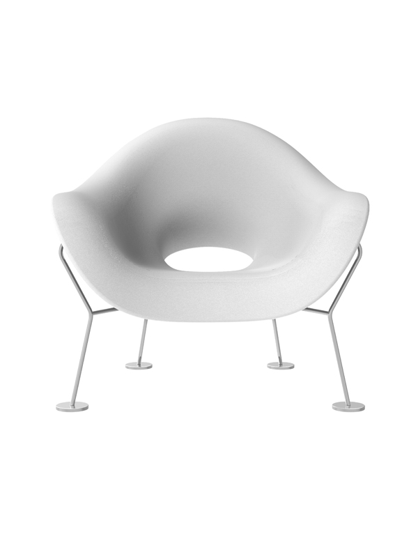 PUPA ARMCHAIR CHROME BASE INDOOR