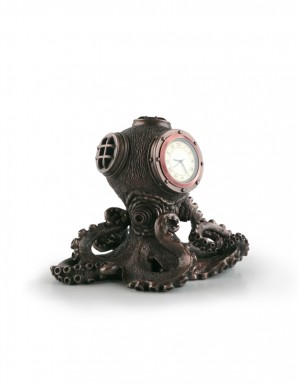 Octopus Diving Clock 蒸氣龐克章魚潛水鐘