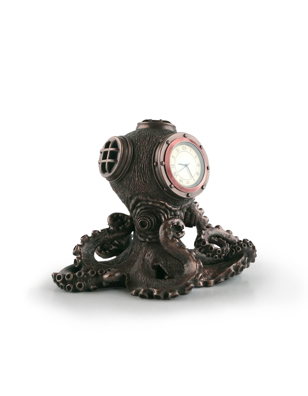 Octopus Diving Clock 蒸氣龐克章魚潛水鐘